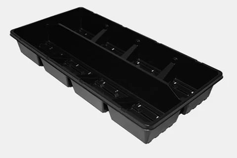 TR F 1020 R 8 Flat Black 100/cs - Containers